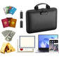 Hard Case File Organiser with Lock and Multi Pocket Accordion File Folder