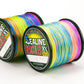 2X500m Multicolor PE Braided Fishing Line 8 Strands Braid Fishing Line