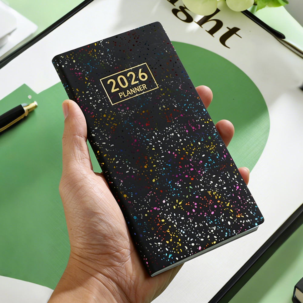 2026 Pocket Planner Calendar Portable A6 Daily Planner