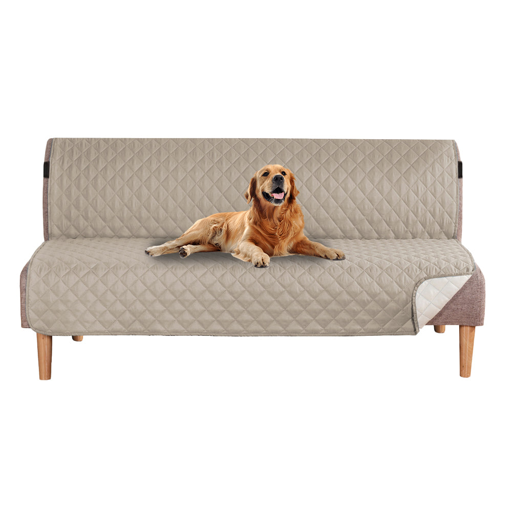 Futon Sofa Slipcover Reversible Quilted Armless Sofa Cover