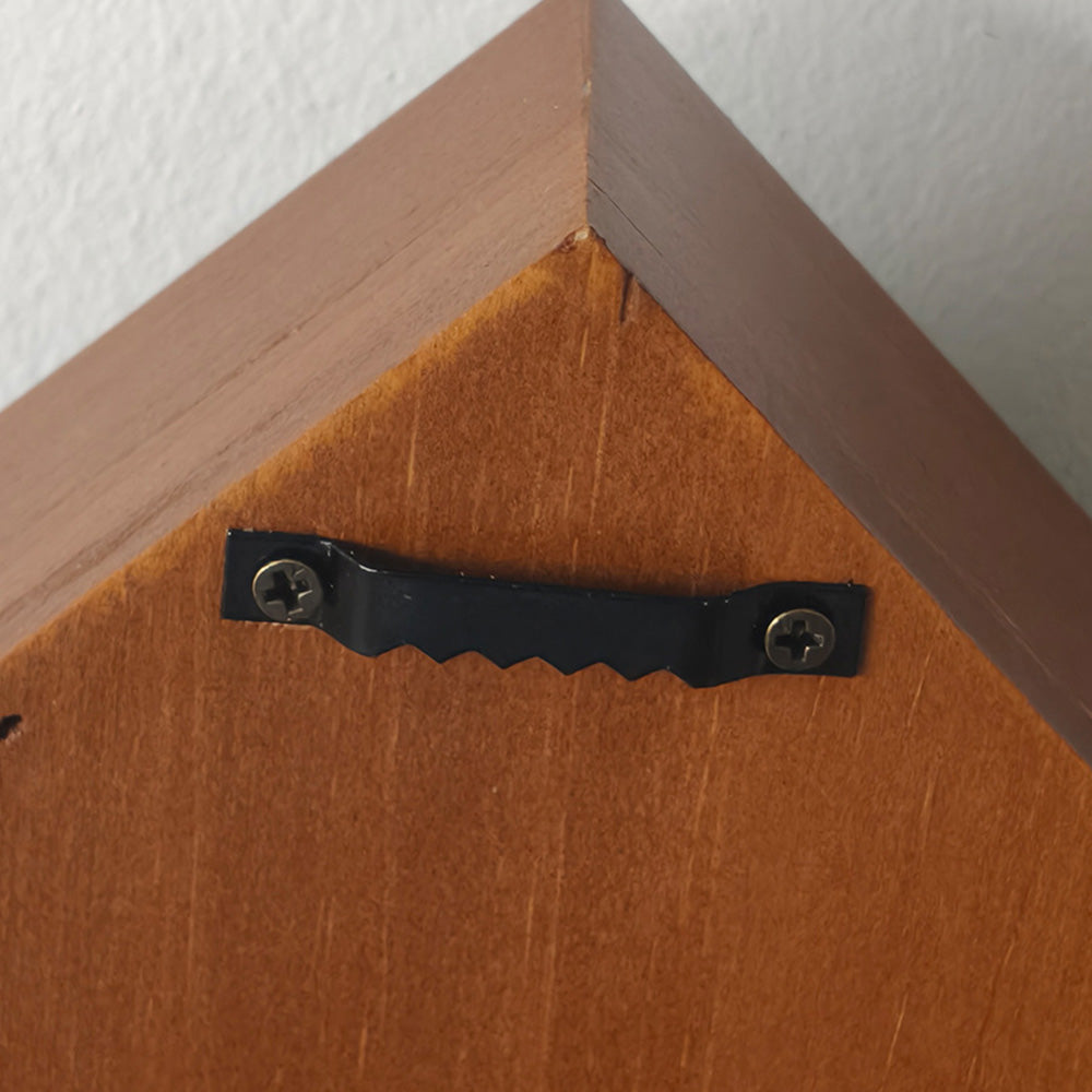 Vintage Key Holder Wall Mount with 3 Metal Hooks Key Rack for Entryway Living Room