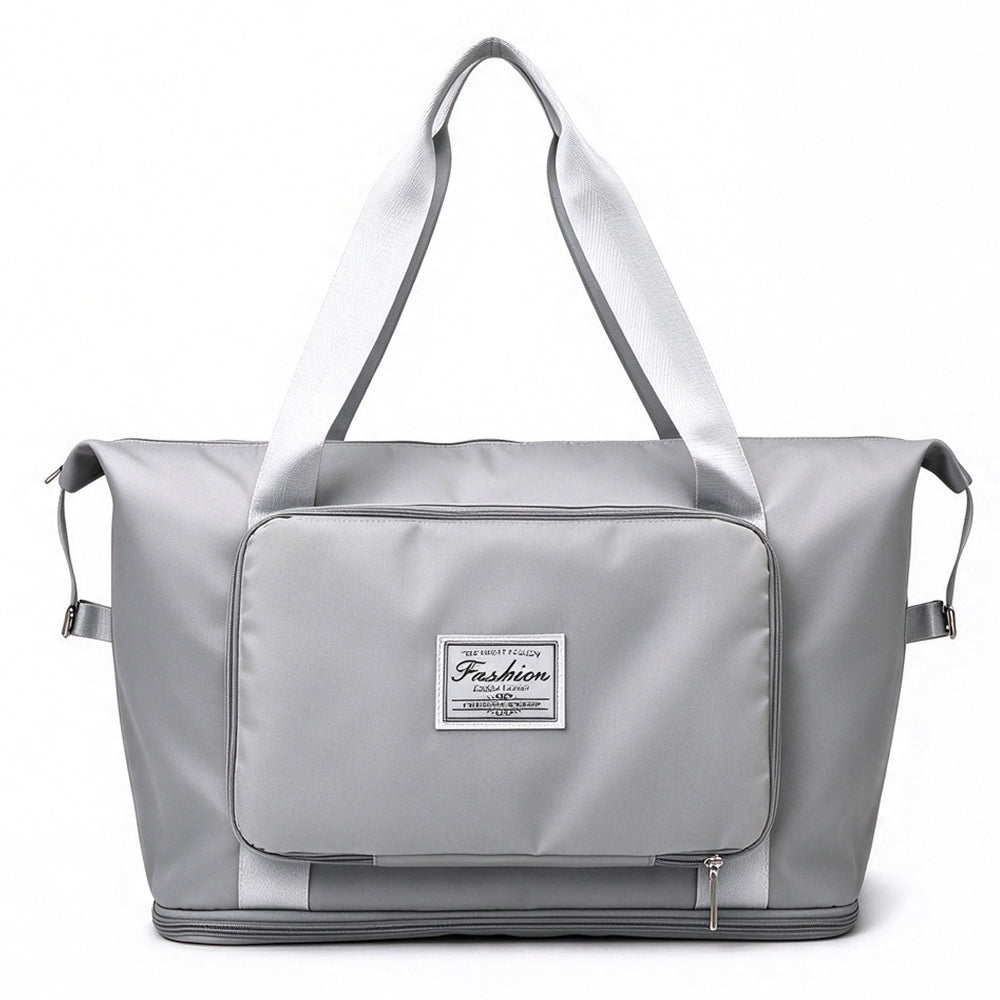 Expandable Travel Duffel Storage Bag for Short Trips and Gym