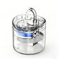 Cat Water Fountain 2L Transparent Pet Drinking Fountain