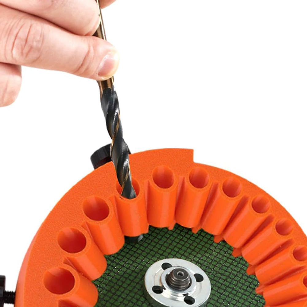 Drill Bit Sharpener Tool for 2¨C13 mm Bits Compatible with 125 mm Angle Grinder