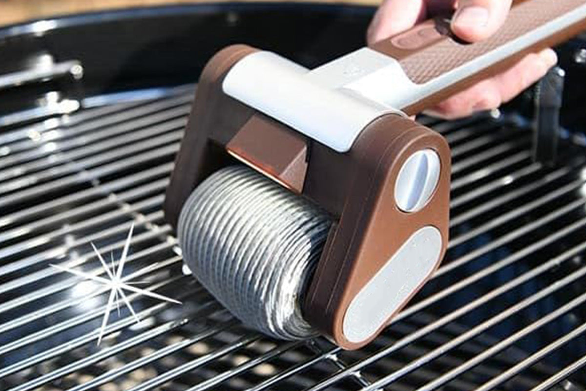 Electric Grill Cleaner Stainless Steel Grill Brush with LED Light Dishwasher Safe