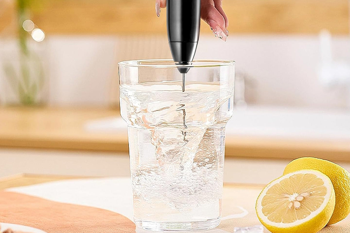 USB Charging Electric Egg Beater Milk Frother Handheld Drink Coffee Foamer