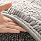 Two Layers Bath Mat 40x60cm Thick Soft Absorbent Chenille Bath Rug Mat