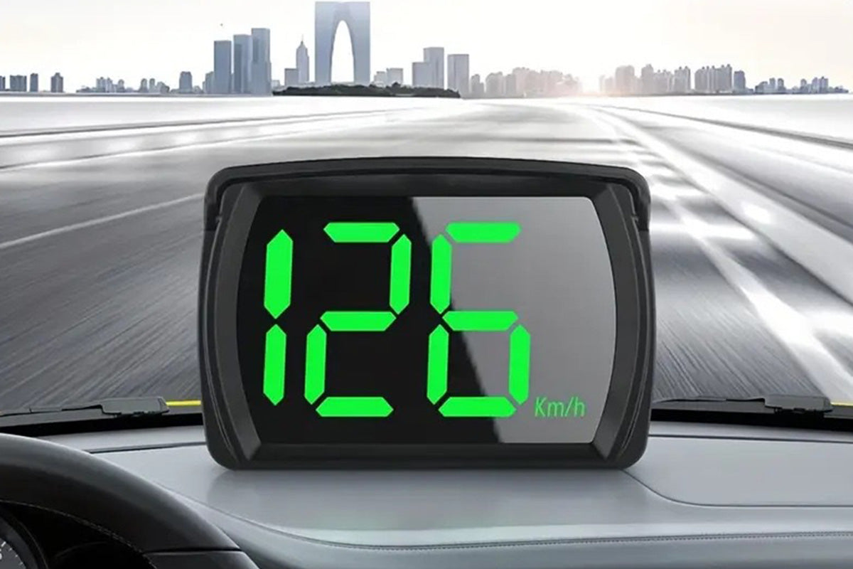 Car HUD Display Digital Speedometer KM/H for Vehicle Dashboard