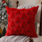 Christmas Pillow Covers 45x45cm Soft Plush Xmas Tree Throw Pillow Cases(No Insert)