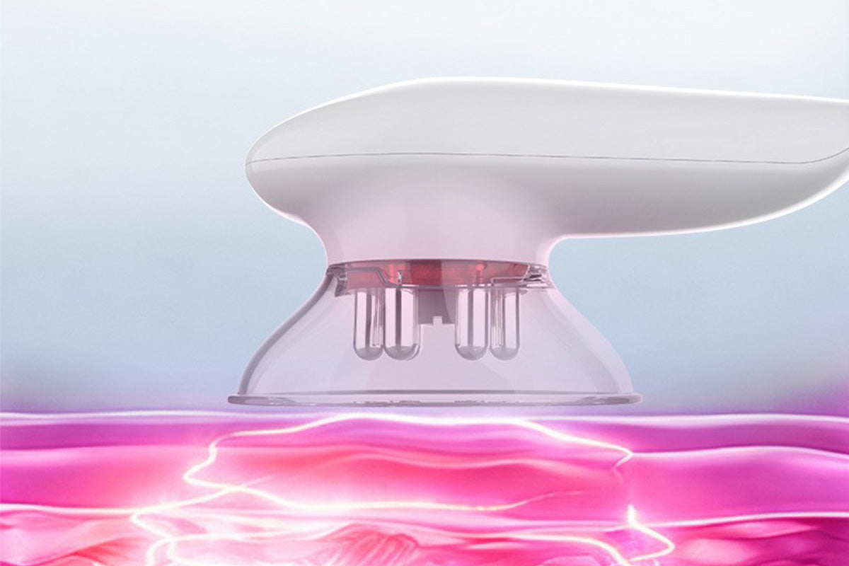 3-in-1 Electric Cupping Massager with EMS Red Light Vacuum Suction