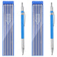2Pcs 2mm 2B Lead Holder Pen Automatic Mechanical Drafting Drawing Pencil Art Tool with 24 Refills