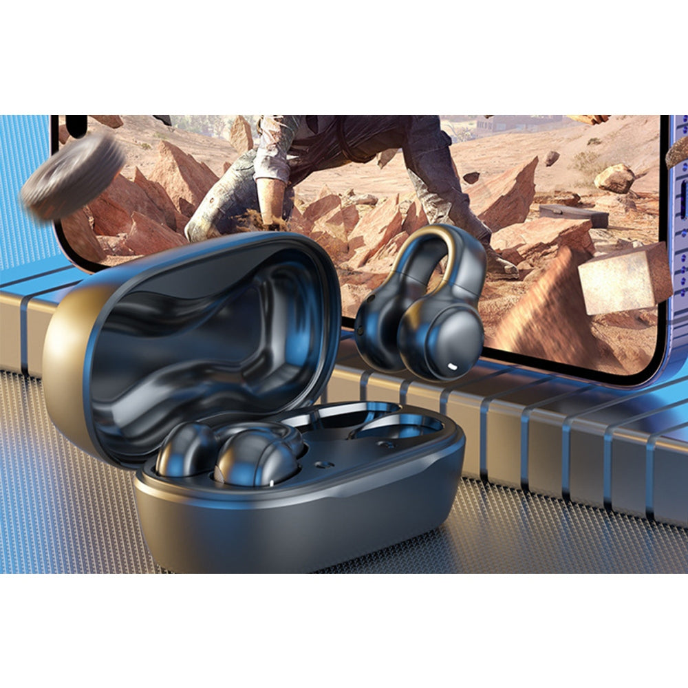 Open Ear Earbuds Bluetooth Wireless Headphones Earclip Design Touch Control Headset