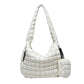 Puffer Tote Bag Quilted Puffy Crossbody Carryall Handbag