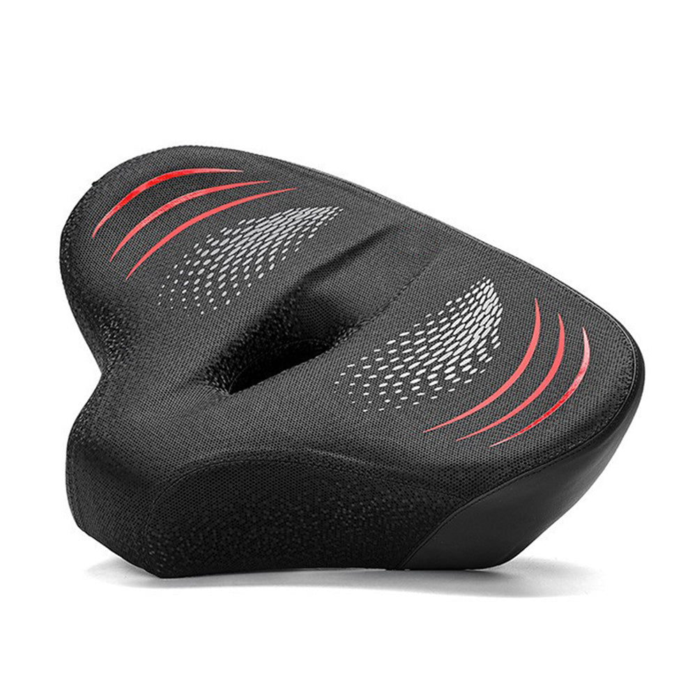 Comfortable Bike Saddle with Shock Absorption and Universal Adapter for Various Bikes