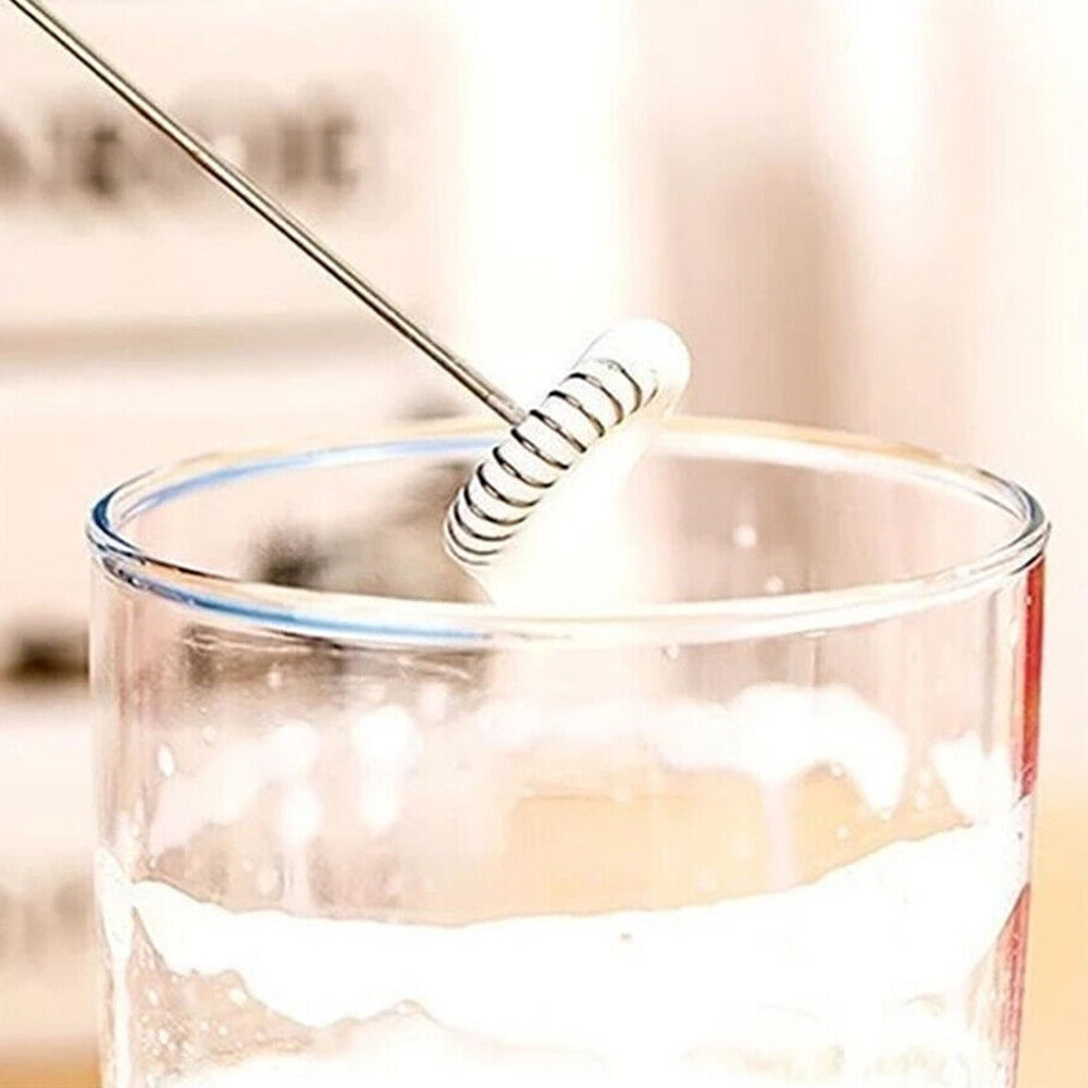 4Pcs Electric Mini Foamer Milk Frother Egg Mixer