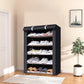 6-Layer Portable Shoe Storage Rack Cabinet