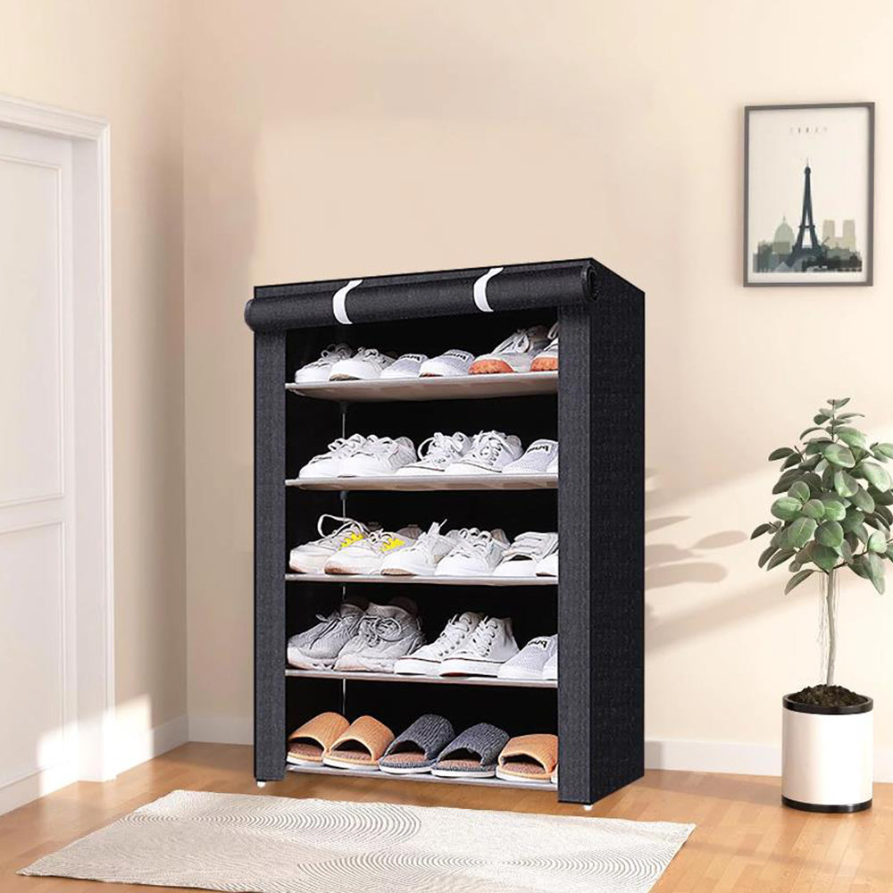 6-Layer Portable Shoe Storage Rack Cabinet
