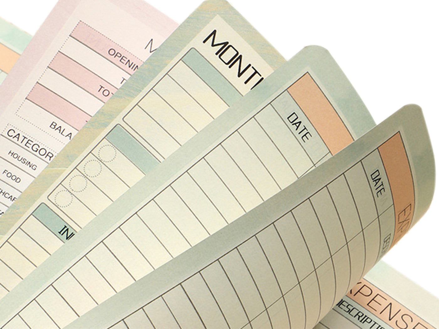 Monthly Budget Planner with Bill Organizer Expense Tracker