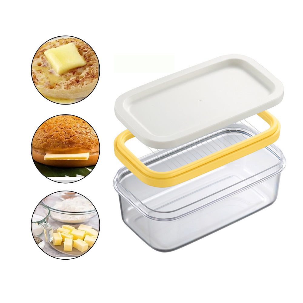 Butter Slicer and Container with Lid