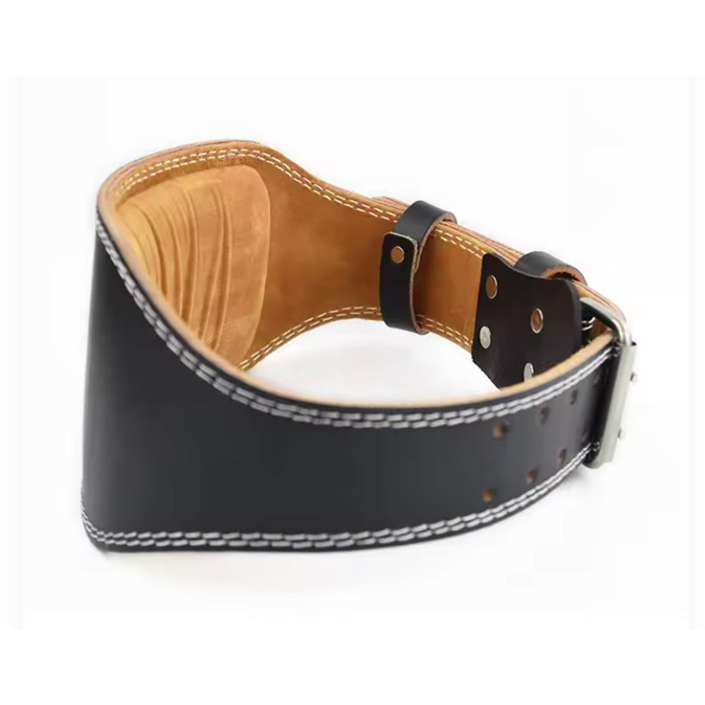 PU Leather Gym Waist Support Belt for Fitness Training and Back Support