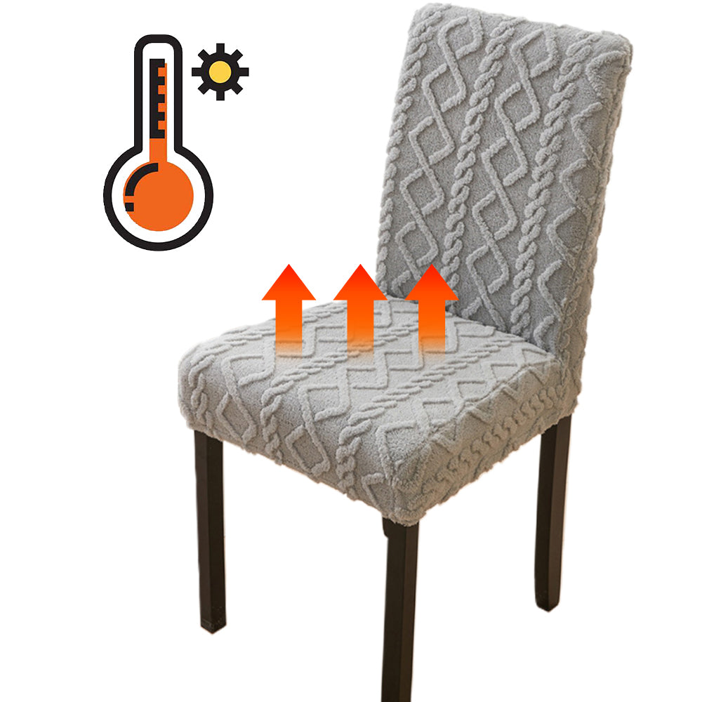 4Pcs Jacquard Chair Cover