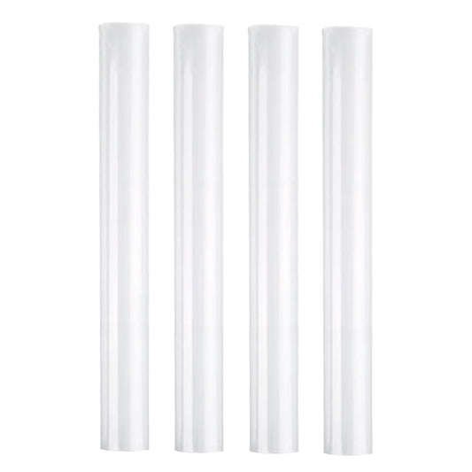4Pcs 50cmx1m Clear Frosted Window Glass Removable Privacy Film