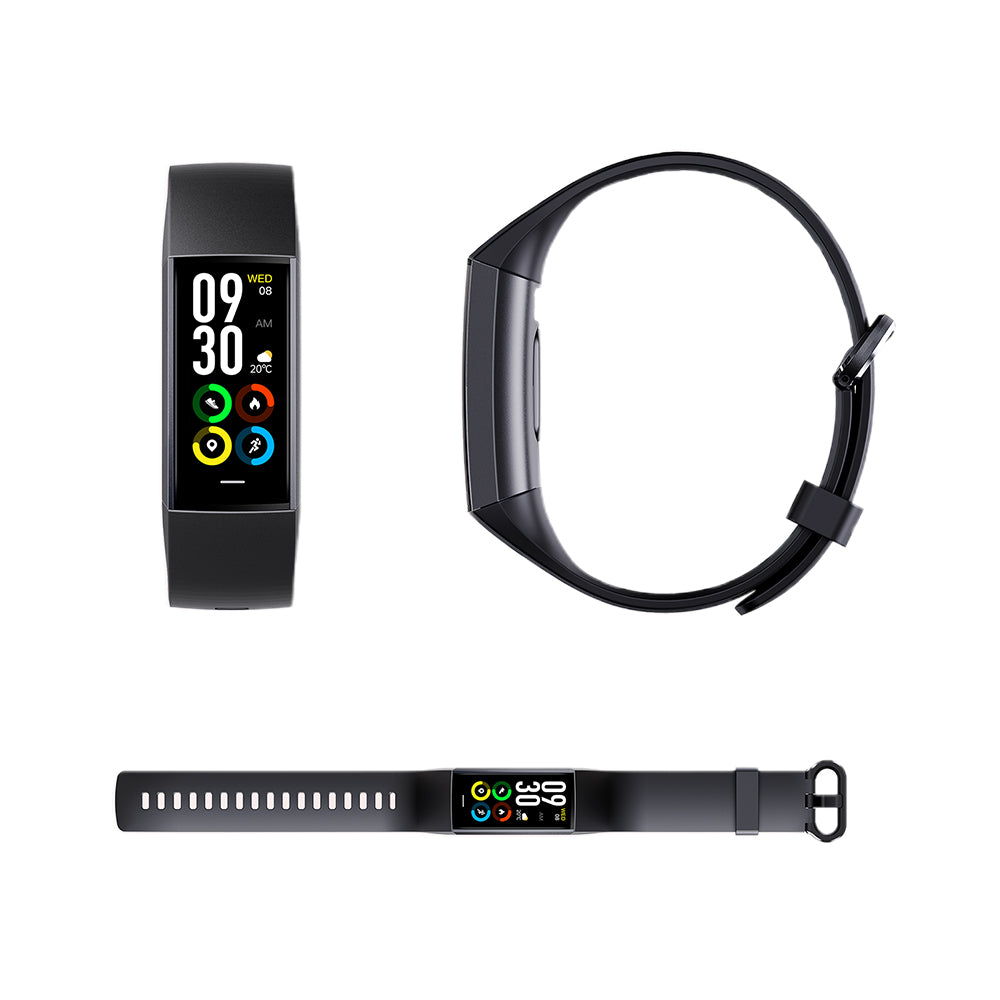 AMOLED Smartwatch Health Monitoring Sport Bracelet Pedometer Fitness Tracker