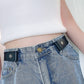 2Pcs No Buckle Elastic Belt Buckle-Free Invisible Stretch Belt