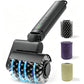 Wireless Electric BBQ Grill Cleaning Brush with 3 Replaceable Rollers Adjustable Angle Head