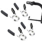 4 Pack 25mm Barbell Spring Clips Gym Weight Lifting Clamps for Dumbbell Bar Lock