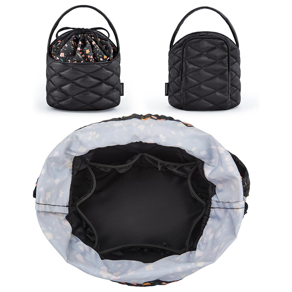 Travel Drawstring Cosmetic Storage Barrel Bag