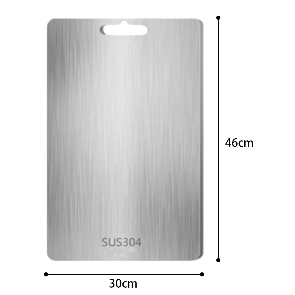 304 Stainless Steel Cutting Board Double-Sided Kitchen Chopping Board