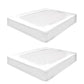 2XElastic Box Spring Mattress Foundation Cover