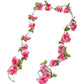 4Pcs Sakura Vine Artificial Silk Hanging Garland 2.3 m for Wedding and Home Decoration