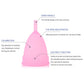 Lady Period Hygiene Reusable Soft Silicone Menstrual Cup Kit