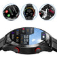 Bluetooth Smart Watch Sleep ECG Monitoring Sport Tracker-with 1 Steel Strap and 1 TPU Strap