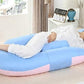 Pregnancy Pillows for Sleeping U Shaped Full Body Maternity Pillow with Removable Cover-Purple