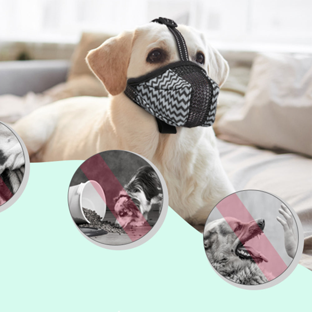 Breathable Dog Muzzle for Medium Large Sized Dog
