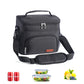 Insulated Lunch Box for Men Women Leak-Proof Cooler Lunch Bag with 4 Pockets