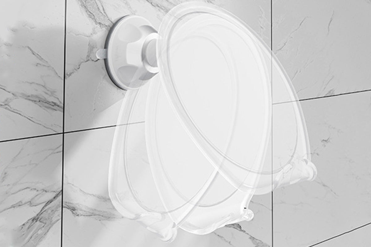 Suction Cup Fog-Free Shaving Mirror with Razor Holder No Drill