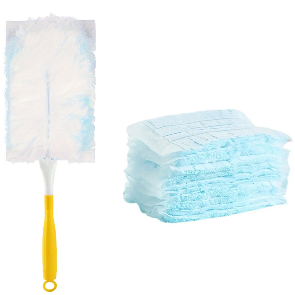 30Pcs Duster Refills With Handles Disposable Duster Refills