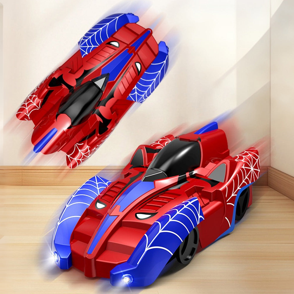 Wall Climbing Remote Control Car 360-degree Rotating RC Stunt Car with Headlight