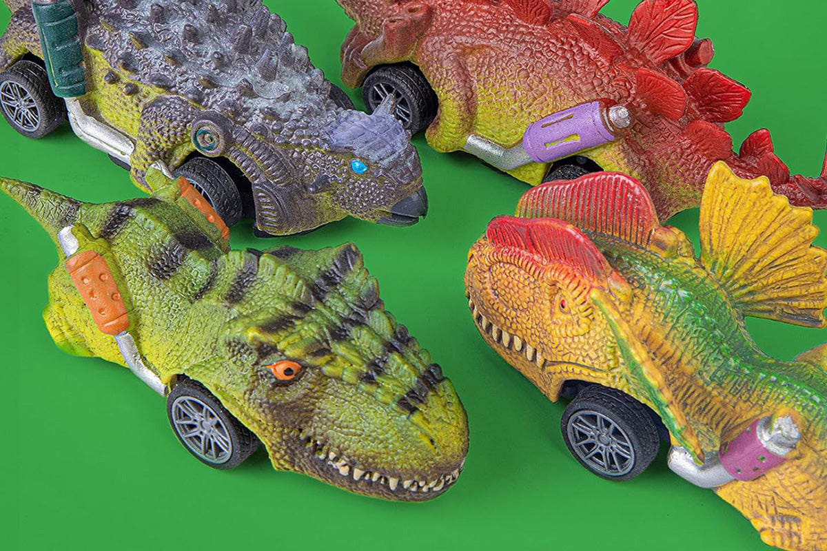 2025 Dinosaur Cars Advent Calendar Christmas Countdown Blind Box Pull Back Car Toy Set