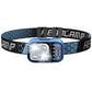 Rechargeable LED Headlamp Water-Resistant Motion Sensor Head Torch-Black and blue