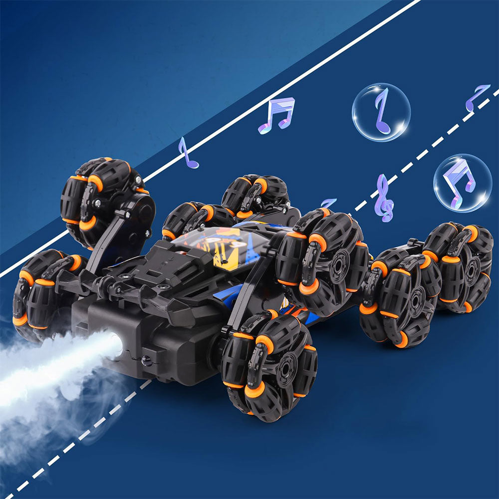 8 Wheels Stunt Car with Spray 360 Degree Hand Gesture Sensing RC Off Road Toy