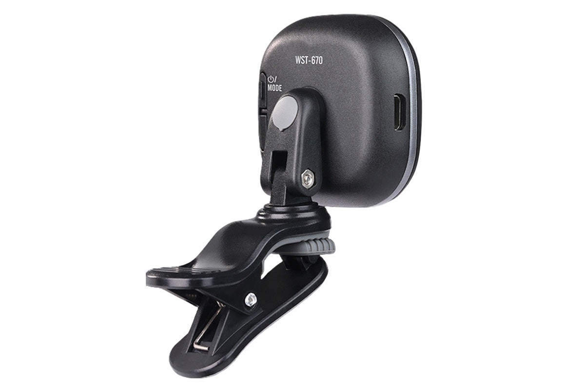 Rechargeable Automatic Clip-On Guitar Tuner for Guitar Violin Ukulele