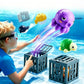 6 Piece Pool Diving Rescue Game with Sea Animals and Sinking Cages