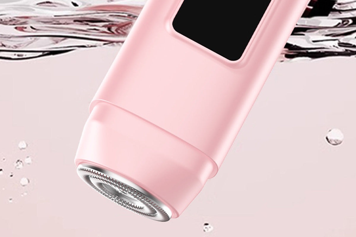 2 In 1 Dual Head Shaver Electric Bikini Trimmer With LED Display For Women