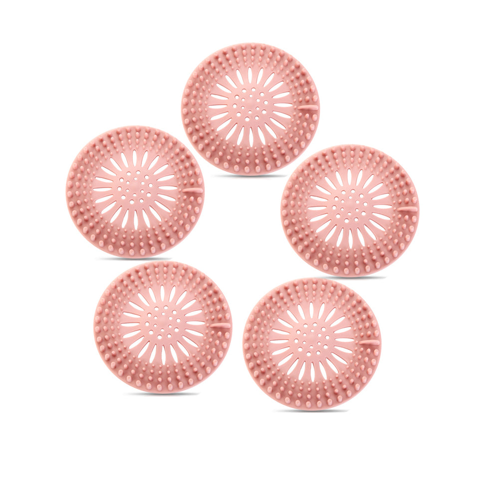 5 Pack Durable Hair Catcher Bathroom Shower Drain Covers