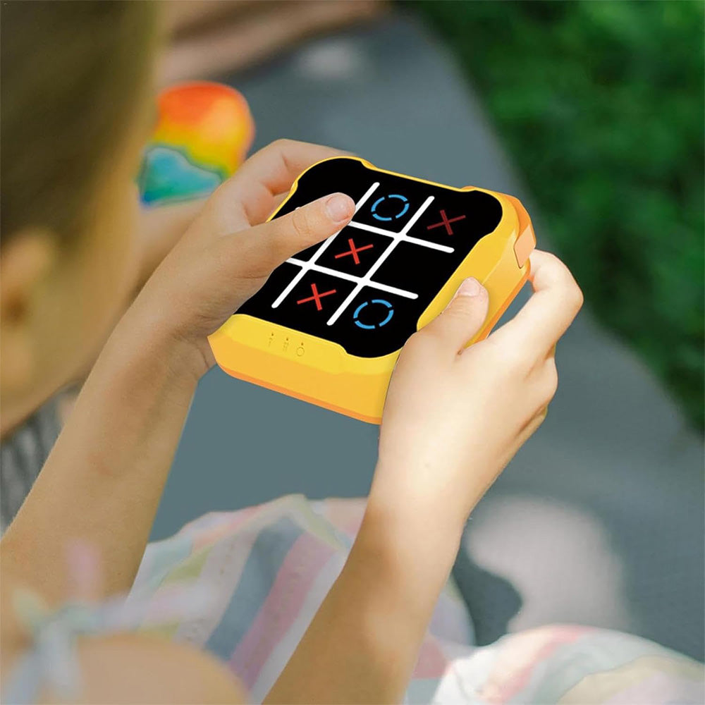 Electronic Tic-Tac Toe Game Handheld Puzzle Game Console